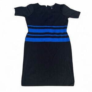Pink Tartan Black and Blue power stretch Dress L